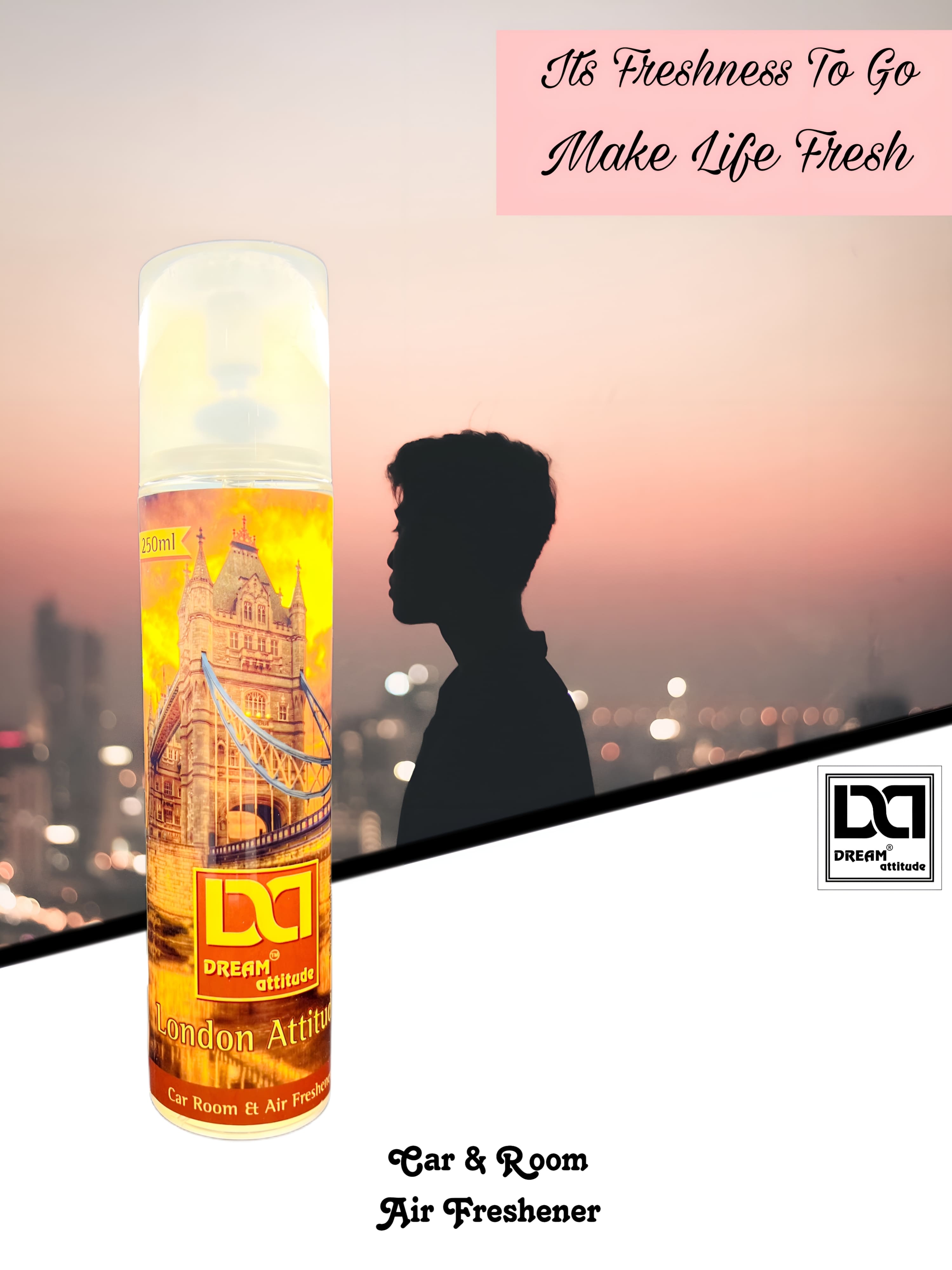 LONDON ATTITUDE   AIR  FRESHNER 